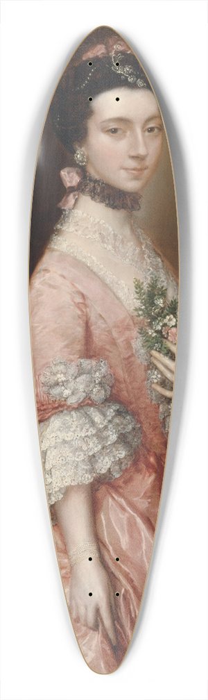 Thomas Gainsborough - Mary Little, later Lady Carr 39.3 inch art pintail longboard deck