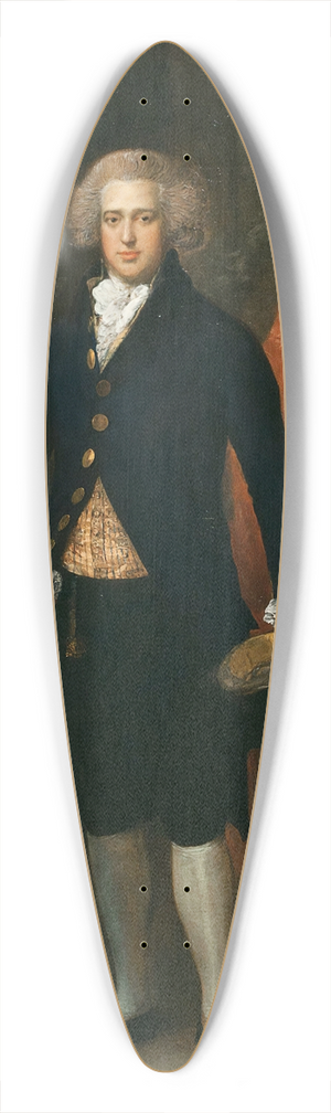 Thomas Gainsborough - Portrait of John Langston, Esquire of Sarsden 39.3 inch art pintail longboard deck