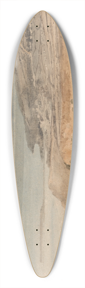 Thomas Girtin - Lyme Regis, Dorset 39.3 inch art pintail longboard deck