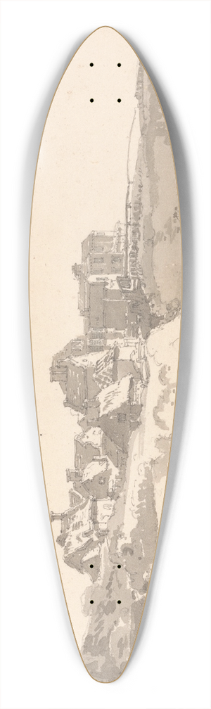 Thomas Girtin - Near Ramsgate, Kent 39.3 inch art pintail longboard deck