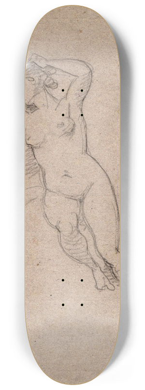 David Humbert de Superville - Vrouwelijk naakt (Theseus en de Minotaurus) 8.25 inch art skate deck