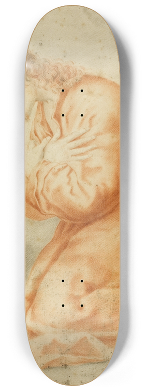 After Carlo Dolci - Christ Kneeling 8.25 inch art skate deck After Carlo Dolci - Christ Kneeling 8.25 inch art skate deck