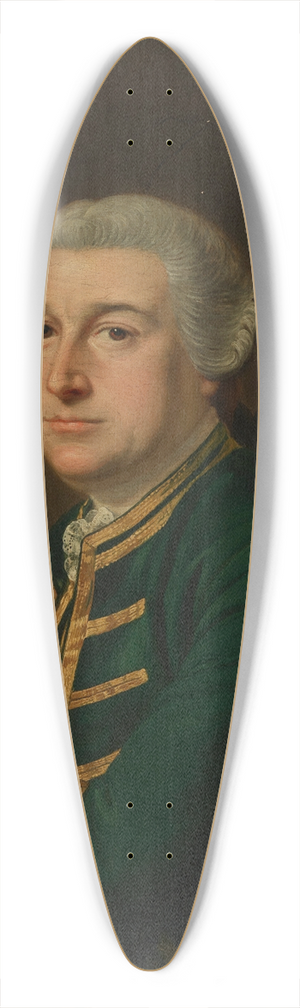 Thomas Hudson - Portrait of David Garrick (1717-1779) 39.3 inch art pintail longboard deck