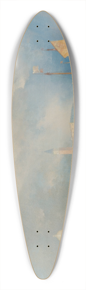 Thomas Moran - Entrance To The Grand Canal, Venice 39.3 inch art pintail longboard deck Thomas Moran - Entrance To The Grand Canal, Venice 39.3 inch art pintail longboard deck