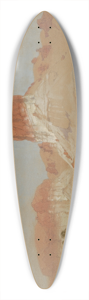 Thomas Moran - Green River, Wyoming Territory 39.3 inch art pintail longboard deck