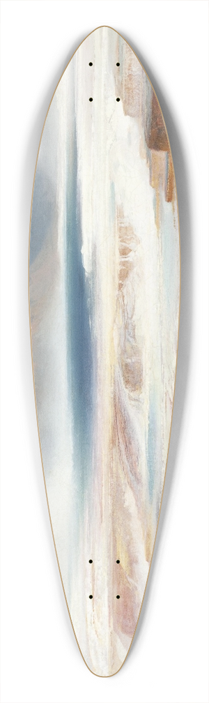 Thomas Moran - Hot Springs of the Yellowstone 39.3 inch art pintail longboard deck