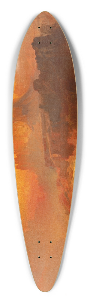 Thomas Moran - The Golden Hour 39.3 inch art pintail longboard deck