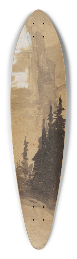 Thomas Moran - Yellowstone 39.3 inch art pintail longboard deck