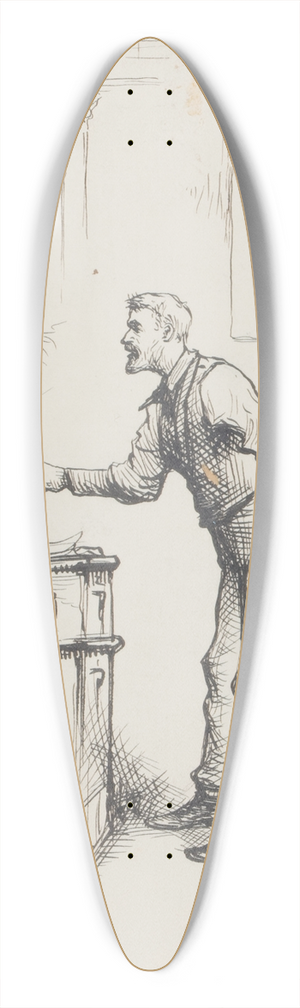 Thomas Nast - Speaker Carlisle 39.3 inch art pintail longboard deck