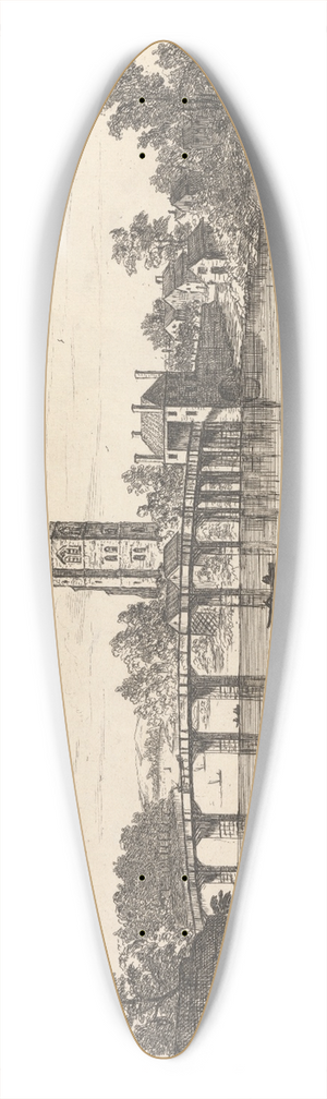 Thomas Preist - Fulham 39.3 inch art pintail longboard deck Thomas Preist - Fulham 39.3 inch art pintail longboard deck