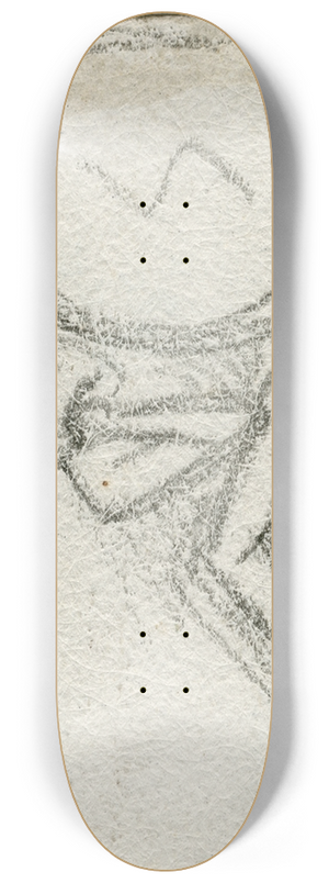 David Humbert de Superville - Zittende antieke krijger, met schild 8.25 inch art skate deck