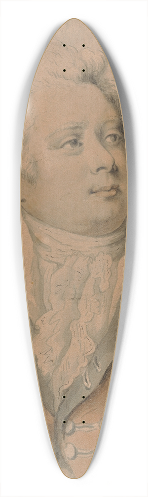 Thomas Rowlandson - George IV when Prince of Wales 39.3 inch art pintail longboard deck Thomas Rowlandson - George IV when Prince of Wales 39.3 inch art pintail longboard deck