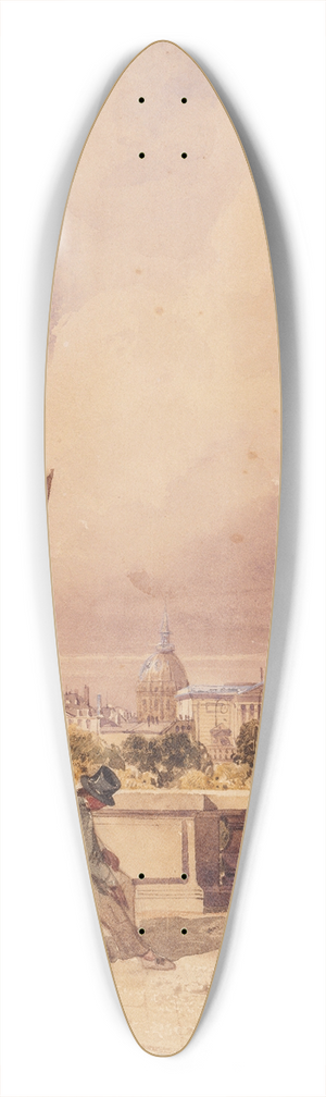 Thomas Shotter Boys - Le pont de la Concorde et la Chambre des Dputs, vue prise de la terrasse des Tuileries 39.3 inch art pintail longboard deck