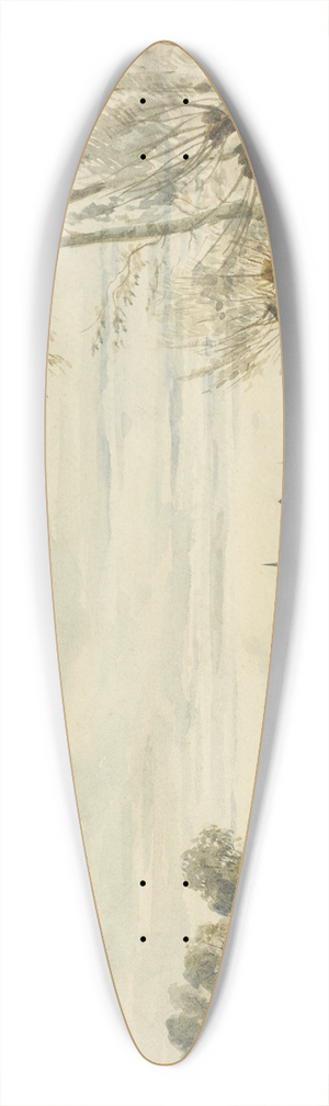Thomas Shotter Boys - Meadows with a Distant View of Oxford 39.3 inch art pintail longboard deck