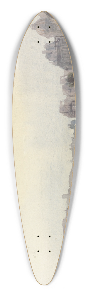 Thomas Shotter Boys - The Pont des Arts, Paris 39.3 inch art pintail longboard deck