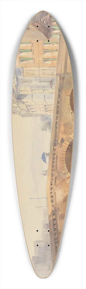 Thomas Shotter Boys - The Pont Neuf 39.3 inch art pintail longboard deck