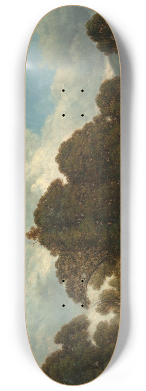 David Johnson - A Farm on the Genesee River 8.25 inch art skate deck