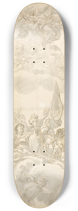 After Ciro Ferri - Glorification of Saint 8.25 inch art skate deck