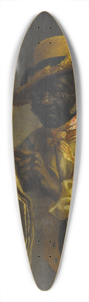 Thomas Waterman Wood - Reading The Gazette 39.3 inch art pintail longboard deck Thomas Waterman Wood - Reading The Gazette 39.3 inch art pintail longboard deck