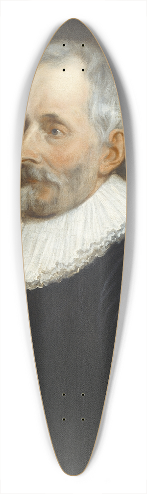 Thomas Willeboirts Bosschaert - Portret van Balthasar I Moretus 39.3 inch art pintail longboard deck