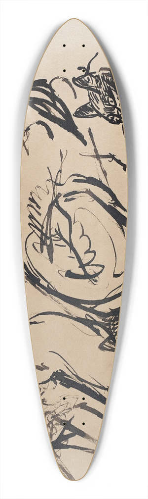 Thophile Alexandre Steinlen - Cats 39.3 inch art pintail longboard deck Thophile Alexandre Steinlen - Cats 39.3 inch art pintail longboard deck