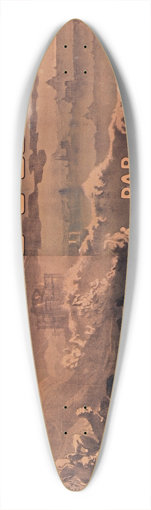 Thophile Alexandre Steinlen - Le Journal publie Paris par Emile Zola 39.3 inch art pintail longboard deck