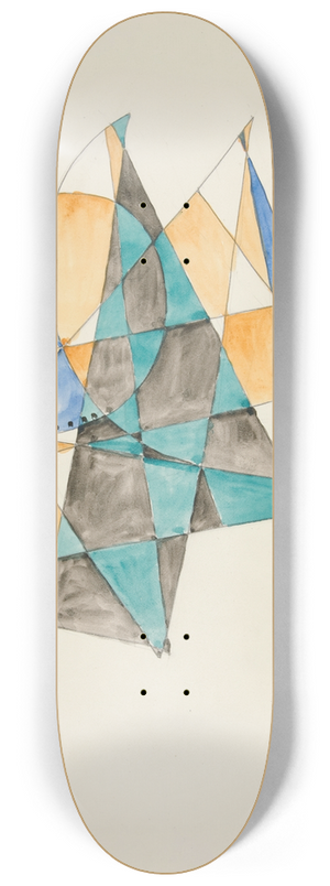 David Kakabadz - Abstraction Based on Sails, VII 8.25 inch art skate deck