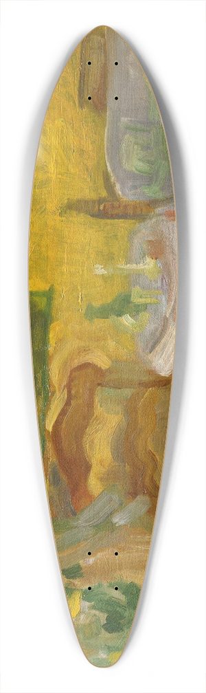 Thorvald Erichsen - Interior 39.3 inch art pintail longboard deck