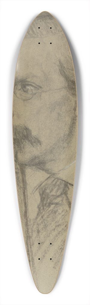 Thrse Schwartze - Portret van de heer van Duyl 39.3 inch art pintail longboard deck