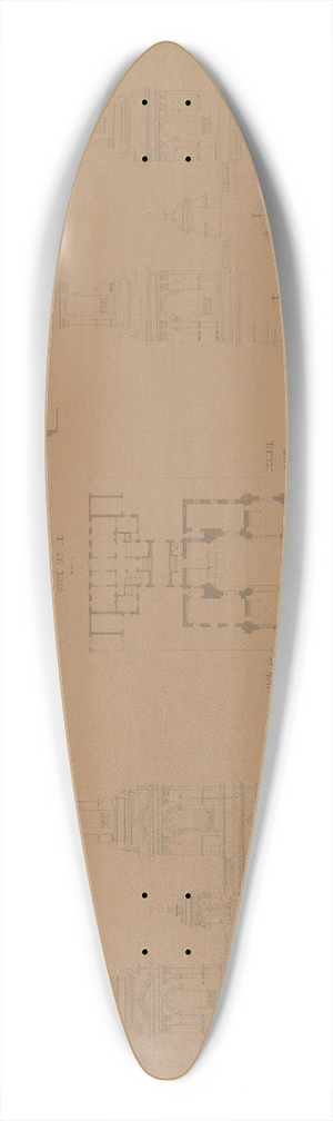 Tieleman Frans Suys - Saint Josephs Church in Brussels 39.3 inch art pintail longboard deck Tieleman Frans Suys - Saint Josephs Church in Brussels 39.3 inch art pintail longboard deck