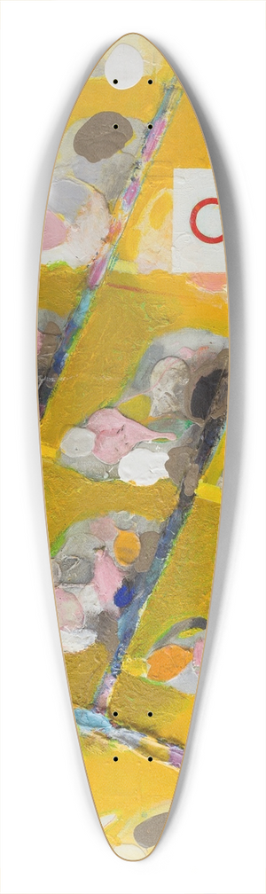 Tiit Psuke - Klikute jootmine 39.3 inch art pintail longboard deck