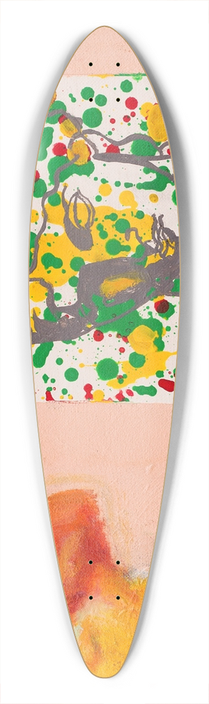 Tiit Psuke - Kunstiajalugu II 39.3 inch art pintail longboard deck