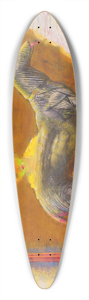 Tiit Psuke - Vahikoer II 39.3 inch art pintail longboard deck