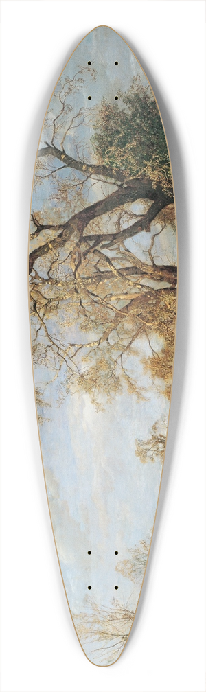 Tina Blau - Frhling im Prater 39.3 inch art pintail longboard deck