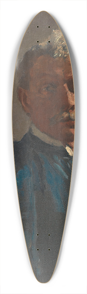 Tina Blau - Herrenbildnis 39.3 inch art pintail longboard deck