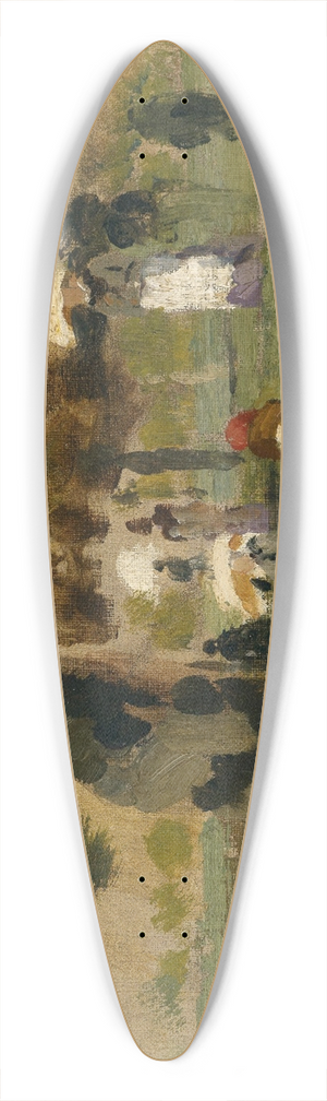 Tina Blau - Sommertag im Prater 39.3 inch art pintail longboard deck