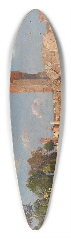 Tina Blau - Sptnachmittag am Palatin 39.3 inch art pintail longboard deck