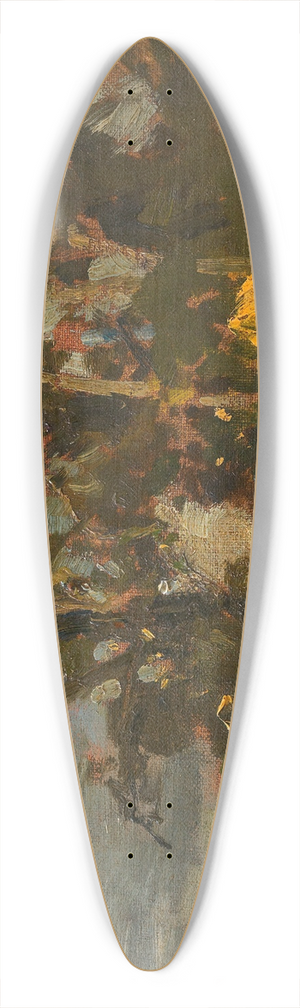 Tina Blau - Waldwiese im Herbst 39.3 inch art pintail longboard deck