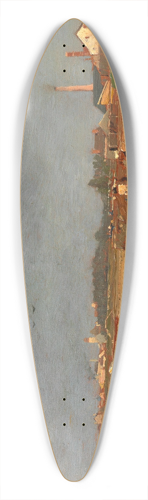 Tina Blau - Wscherei an der Wien bei St. Veit 39.3 inch art pintail longboard deck