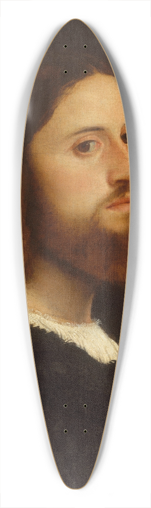 Titian - Portrait of a Man 39.3 inch art pintail longboard deck