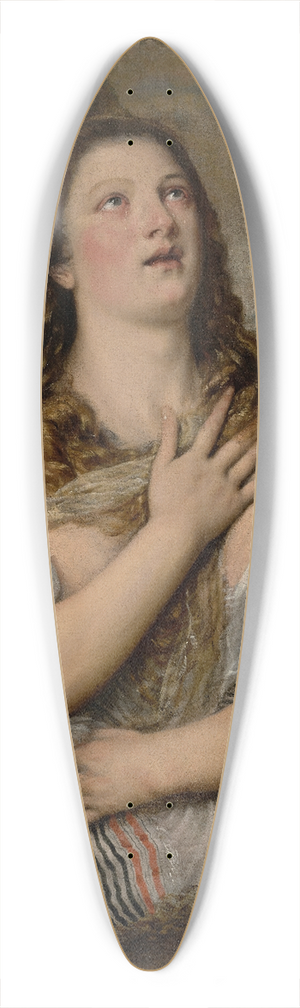 Titian - The Penitent Magdalene 39.3 inch art pintail longboard deck Titian - The Penitent Magdalene 39.3 inch art pintail longboard deck
