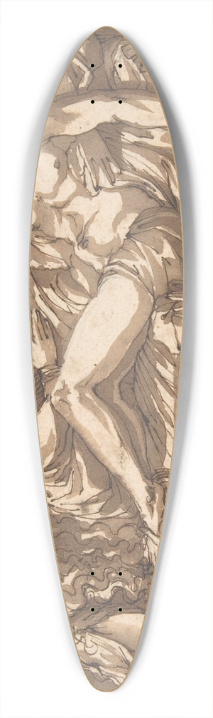 Tommaso d'Antonio Manzuoli - Entombment 39.3 inch art pintail longboard deck