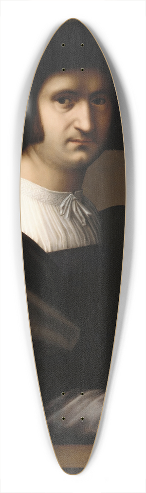 Tommaso Fiorentino - Portrait of a Man 39.3 inch art pintail longboard deck Tommaso Fiorentino - Portrait of a Man 39.3 inch art pintail longboard deck