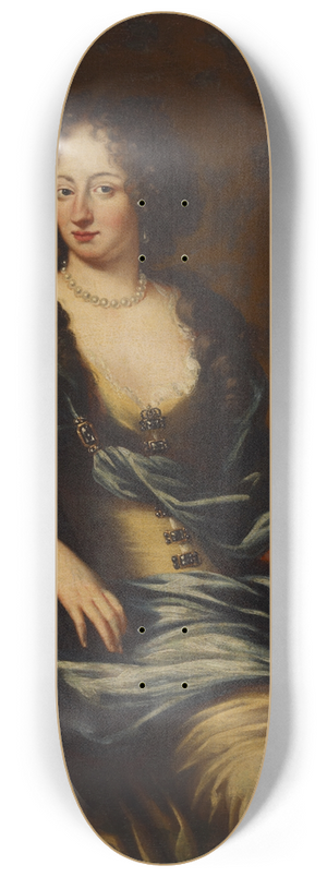 David Klcker Ehrenstrahl - Queen Ulrika Eleonora The Elder 8.25 inch art skate deck