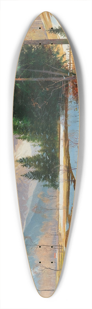 Toni Haller - Salzburger Alps-View of the Hoher Gll 39.3 inch art pintail longboard deck