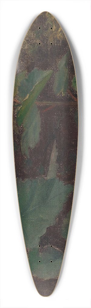 Torsten Wasastjerna - Tree Plants, sketch for the painting Fairy Tale Princess 39.3 inch art pintail longboard deck