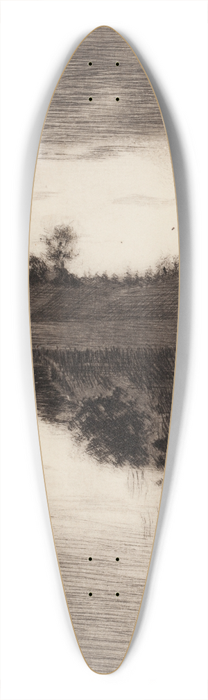 Torsten Wasastjerna - Veto-oja 39.3 inch art pintail longboard deck Torsten Wasastjerna - Veto-oja 39.3 inch art pintail longboard deck