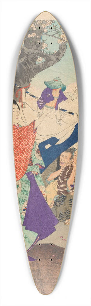 Toshikata Mizuno - A Puppet Made from a Bucket, A Lady of the Enp Era (16731681), from the series Thirty-six Elegant Selections 39.3 inch art pintail longboard deck