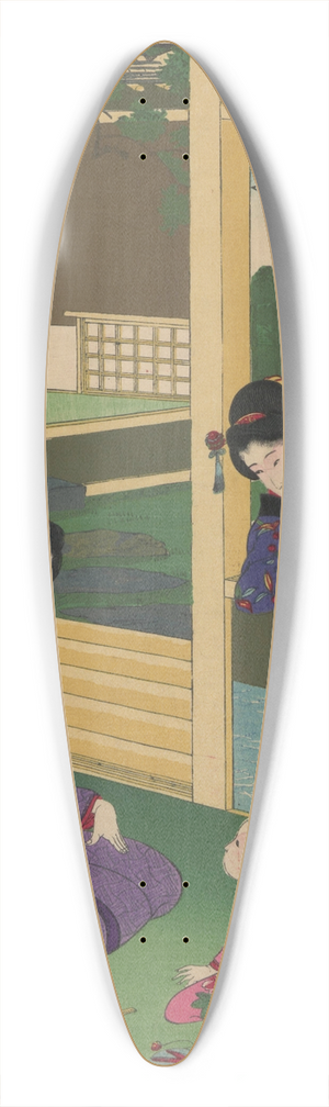 Toyohara Chikanobu - The Album of Nishikie Pl.21 39.3 inch art pintail longboard deck