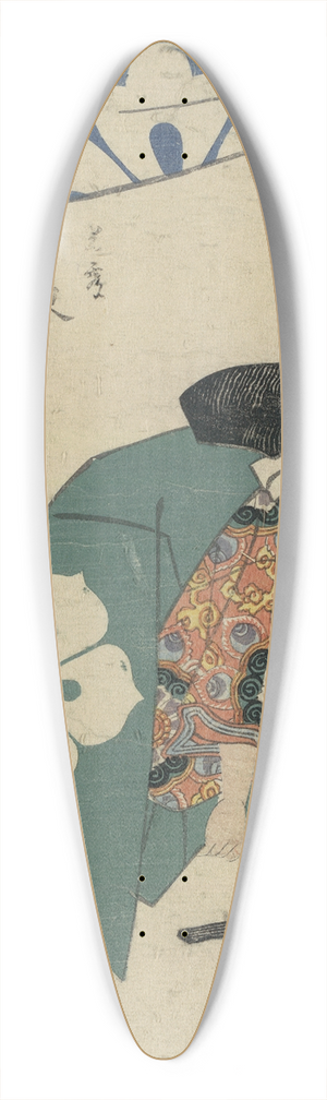 Toyokuni Utagawa - Band minosuke no mitsuhida 39.3 inch art pintail longboard deck